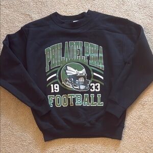 Black Philadelphia Football Sweatshirt